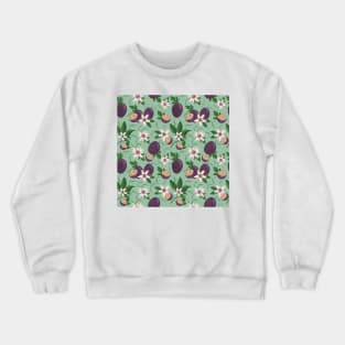 Passion Fruit Exotic Pattern Crewneck Sweatshirt